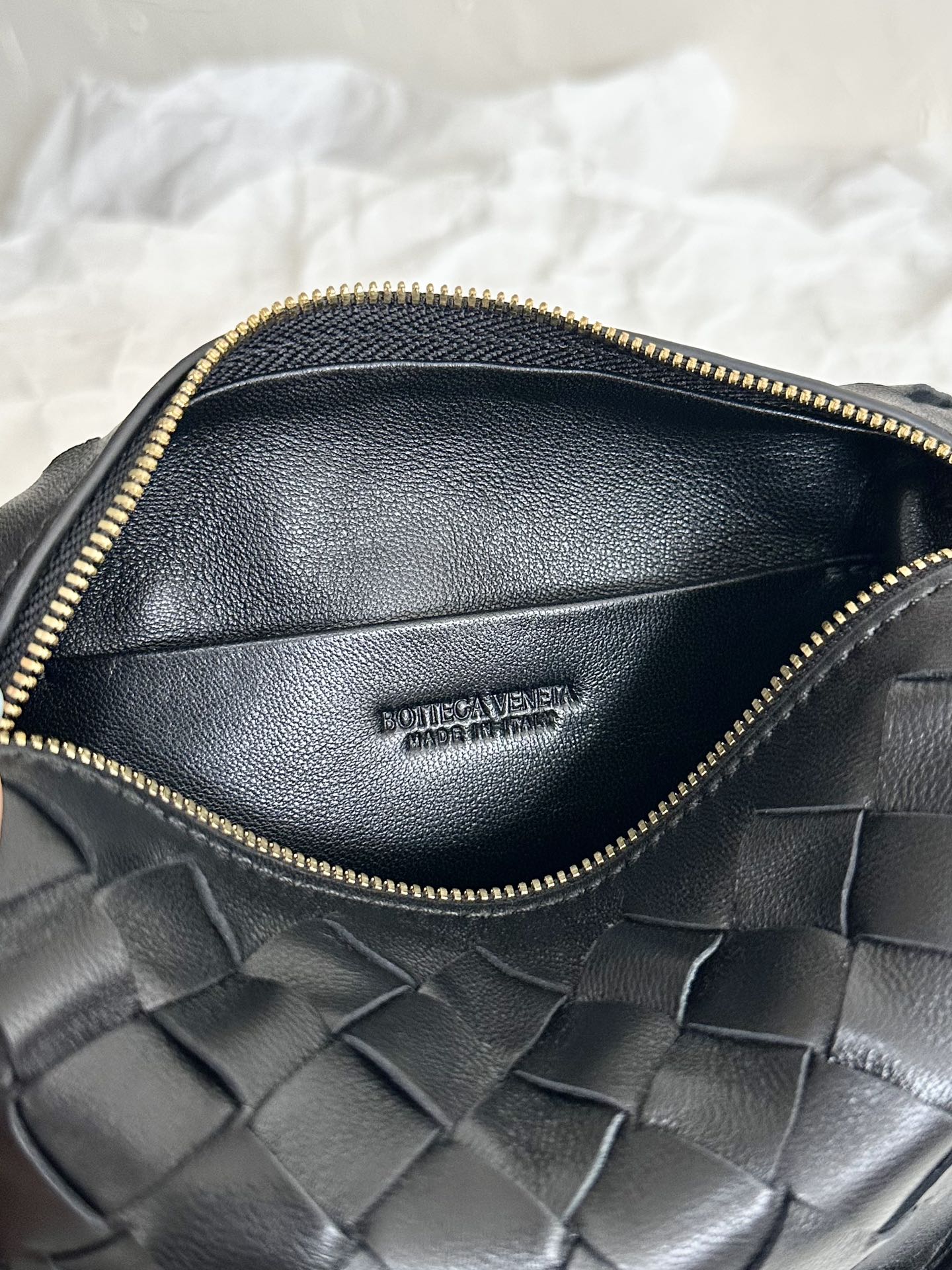 BV LOOP MINI 17CM CUIR DE VEAU NOIR