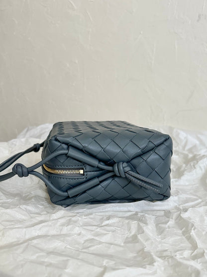 BV LOOP PETIT 23CM CUIR DE VEAU GRIS