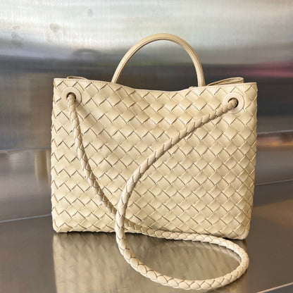 BV MEDIUM ANDIAMO 32CM CUIR D'AGNEAU BEIGE