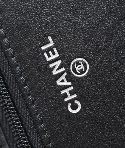 CC WOC 19 AGNEAU NOIR MÉTAL ARGENTÉ