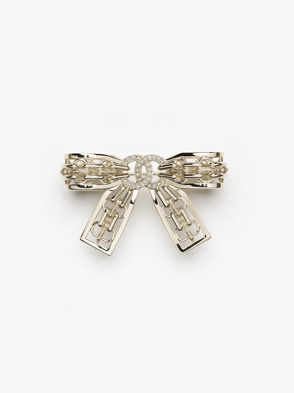[Shinejoy]25K Hollow Bow Brooch
