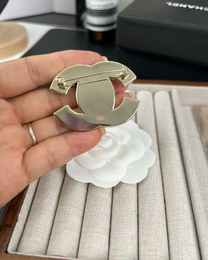 [Shinejoy]Pink Resin Classic Brooch 5cm