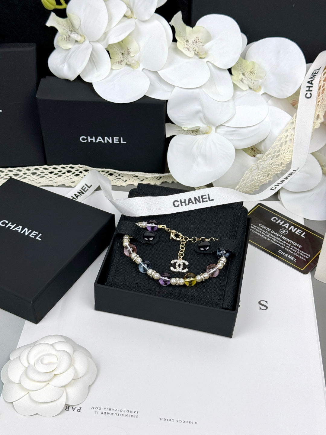 [Shinejoy]Colorful Transparent Resin Bracelet