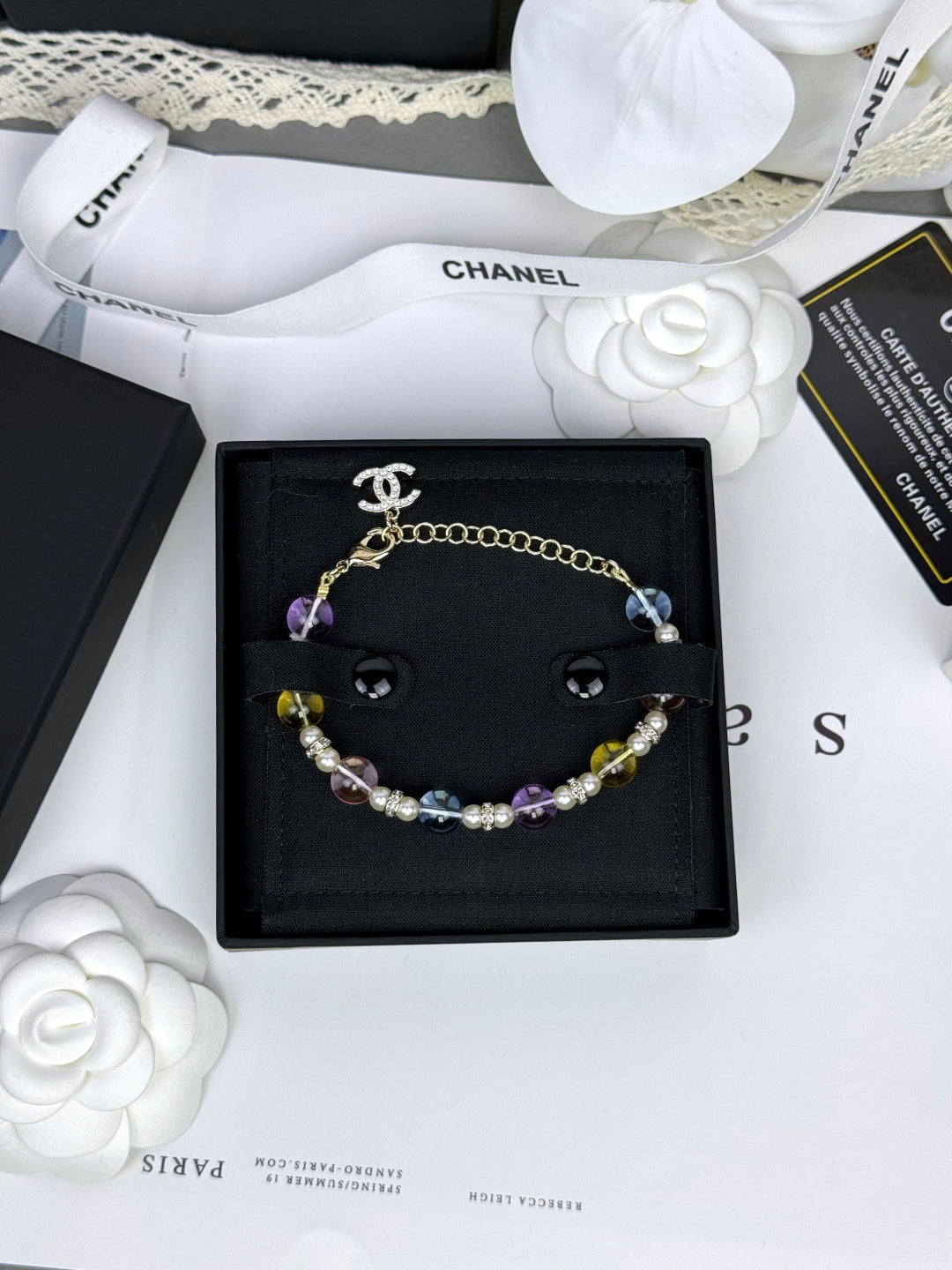[Shinejoy]Colorful Transparent Resin Bracelet