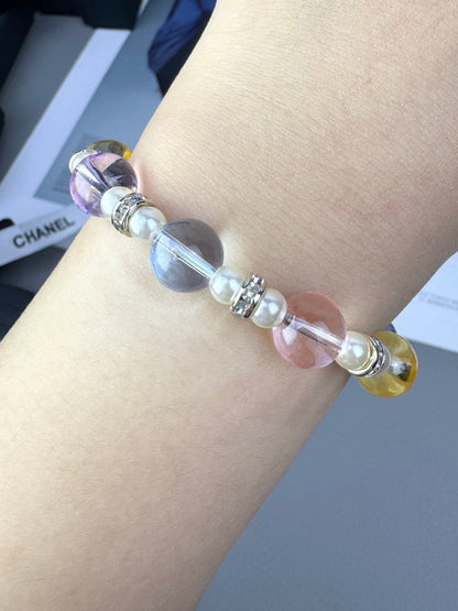 [Shinejoy]Colorful Transparent Resin Bracelet