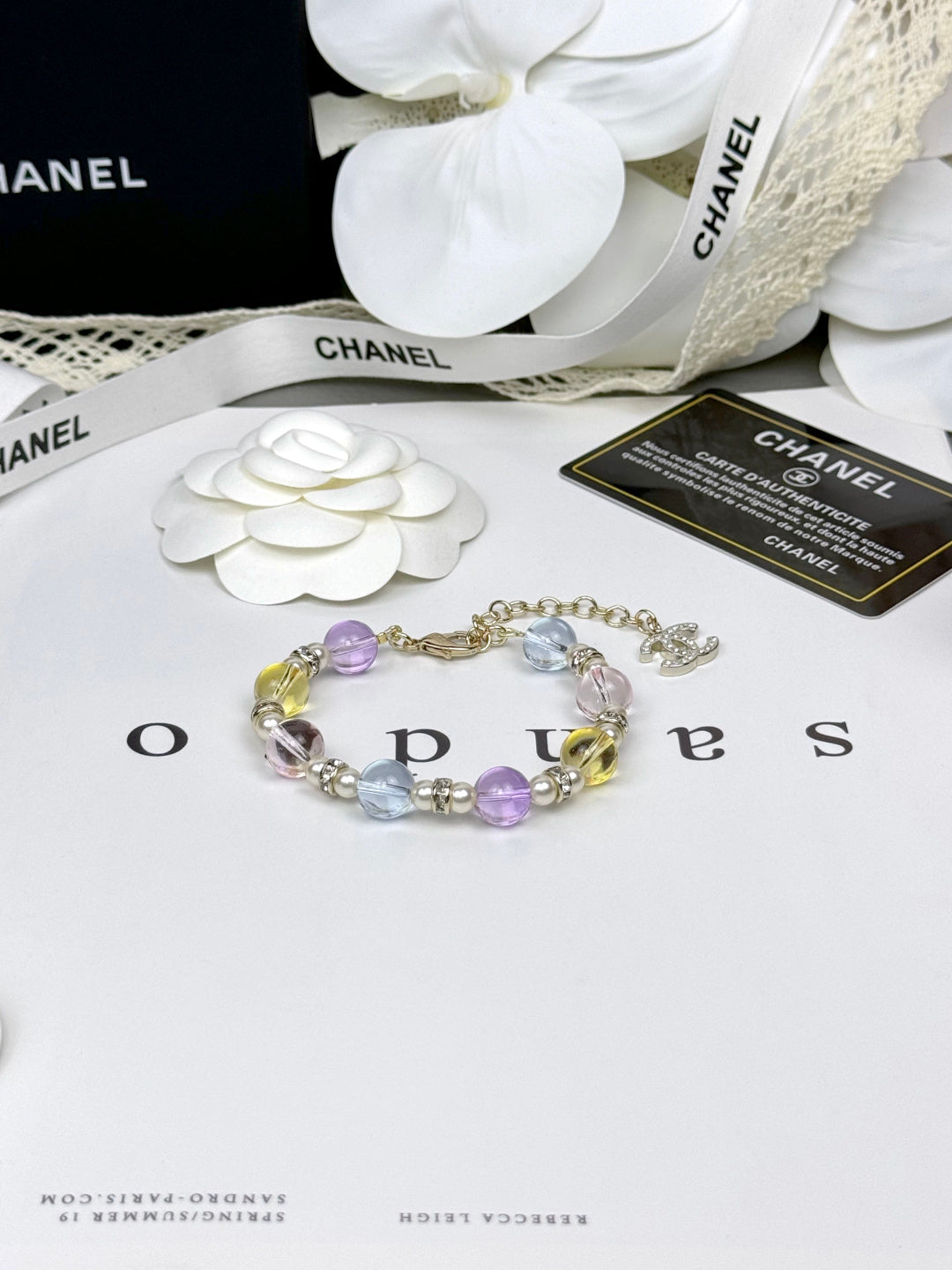 [Shinejoy]Colorful Transparent Resin Bracelet