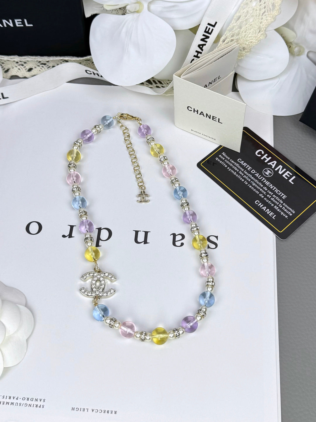[Shinejoy]26C New Spring Collection Colorful Transparent Resin Necklace