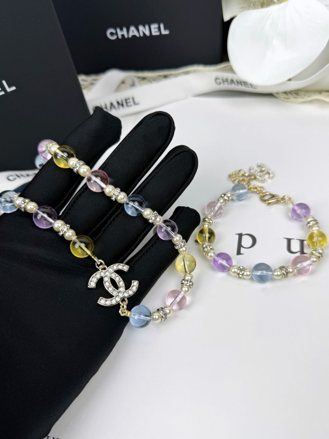 [Shinejoy]26C New Spring Collection Colorful Transparent Resin Necklace