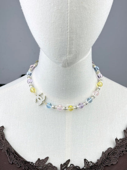 [Shinejoy]26C New Spring Collection Colorful Transparent Resin Necklace