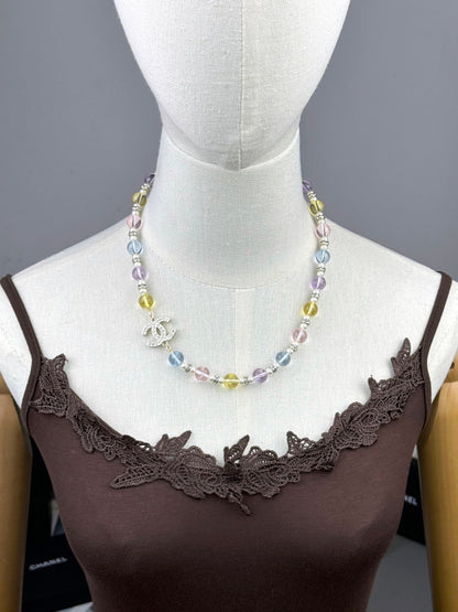 [Shinejoy]26C New Spring Collection Colorful Transparent Resin Necklace