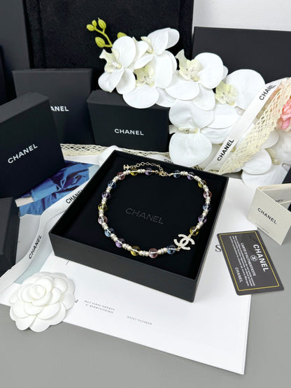 [Shinejoy]26C New Spring Collection Colorful Transparent Resin Necklace