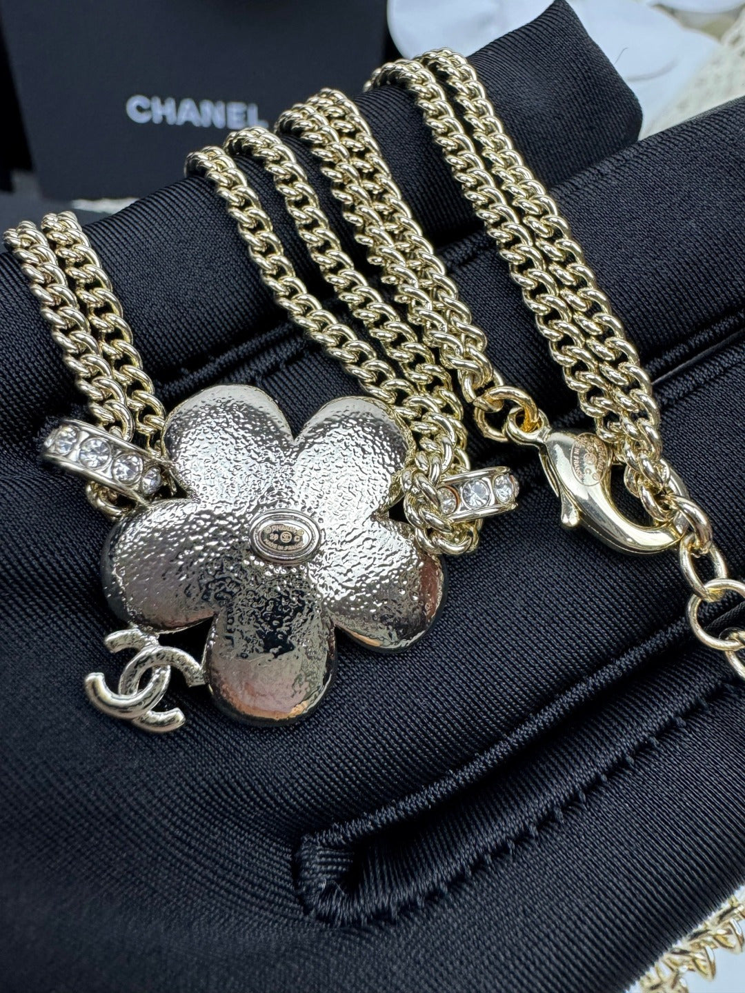 [Shinejoy]New Blue Floral Double-Layer Necklace