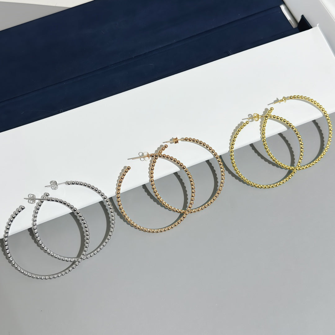 [Shinejoy]SMOOTH BEAD STUD EARRINGS