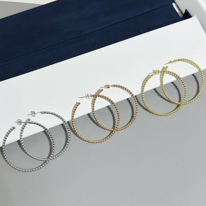 [Shinejoy]SMOOTH BEAD STUD EARRINGS