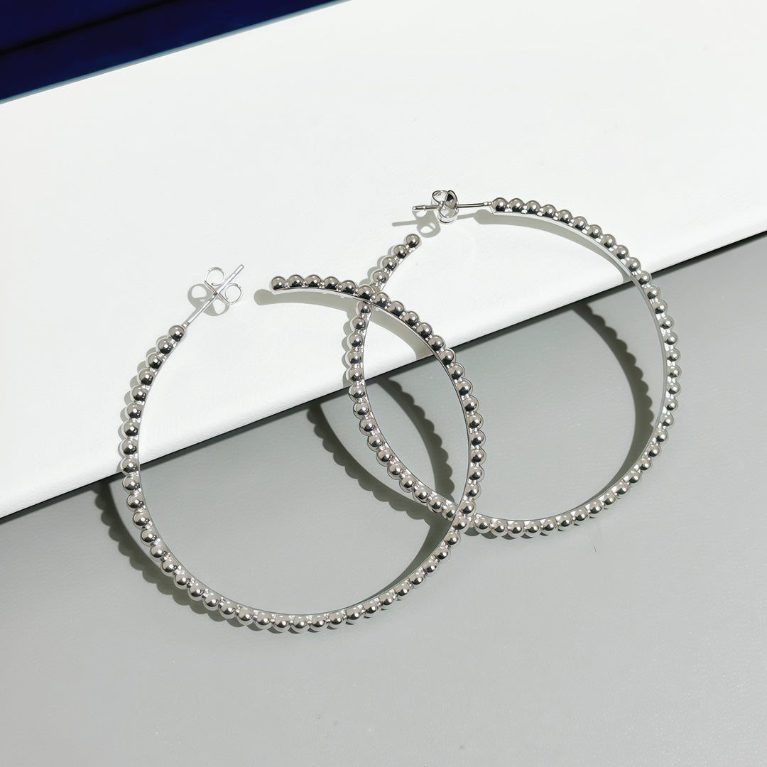 [Shinejoy]SMOOTH BEAD STUD EARRINGS