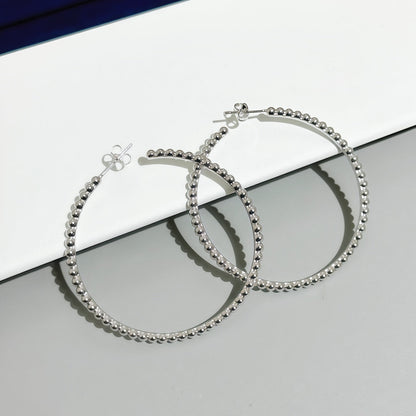[Shinejoy]SMOOTH BEAD STUD EARRINGS