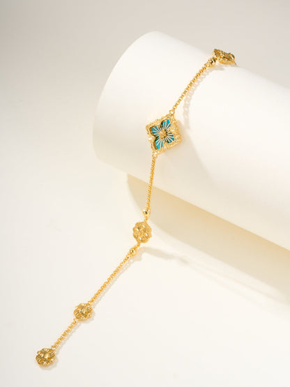 [Shinejoy]B.C.L ENAMELED One-Flower Bracelet£¨Various Colors)