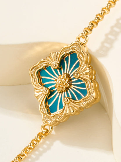 [Shinejoy]B.C.L ENAMELED One-Flower Bracelet£¨Various Colors)
