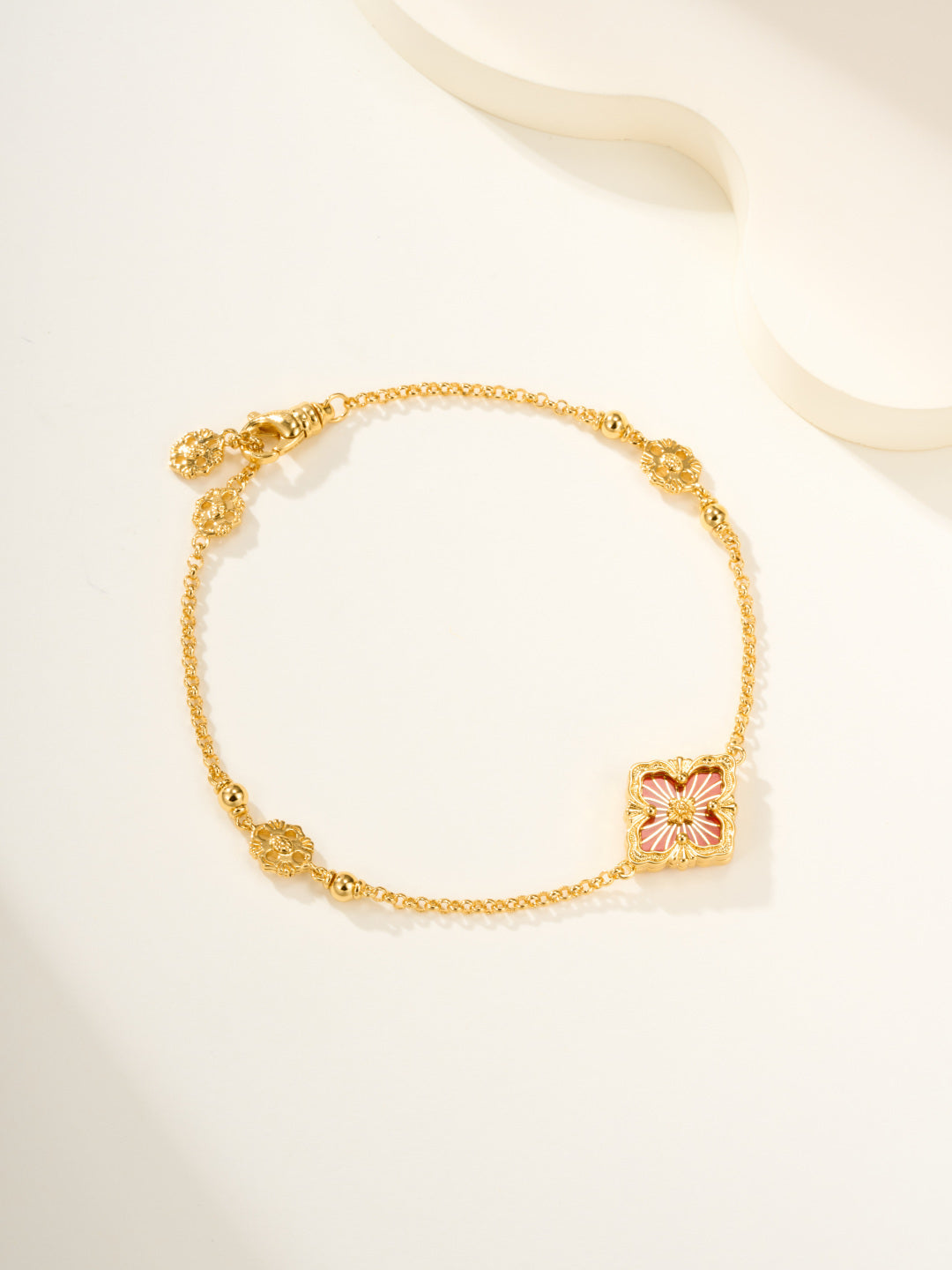 [Shinejoy]B.C.L ENAMELED One-Flower Bracelet£¨Various Colors)