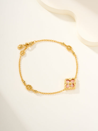 [Shinejoy]B.C.L ENAMELED One-Flower Bracelet£¨Various Colors)