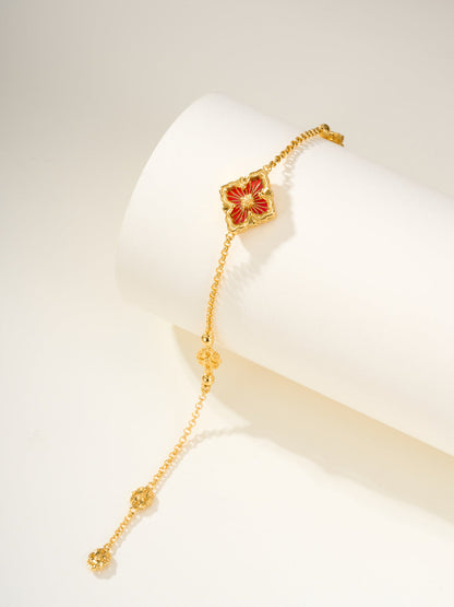 [Shinejoy]B.C.L ENAMELED One-Flower Bracelet£¨Various Colors)