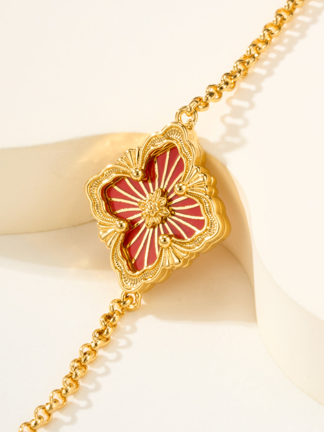 [Shinejoy]B.C.L ENAMELED One-Flower Bracelet£¨Various Colors)