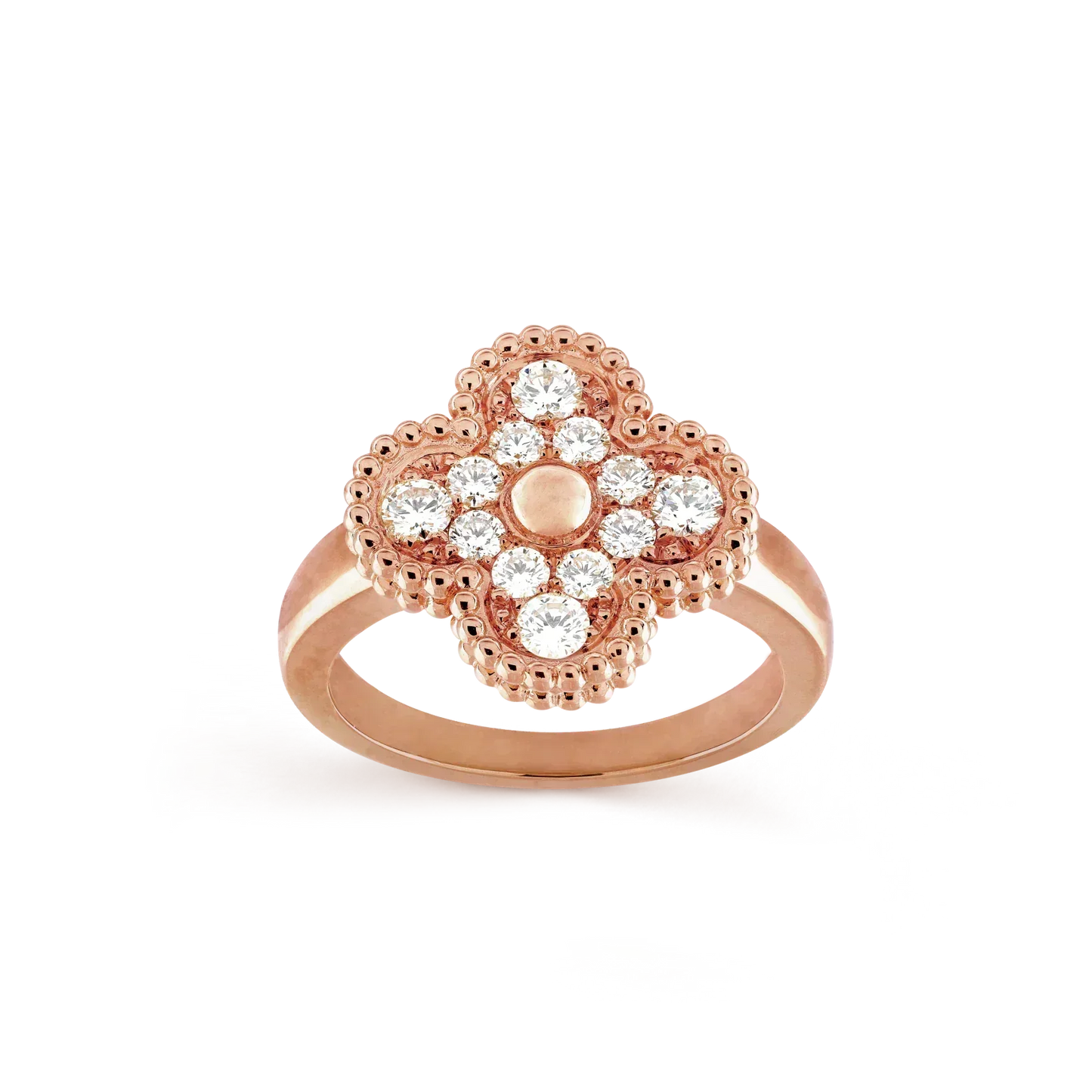 [Shinejoy]CLOVER DIAMOND RING