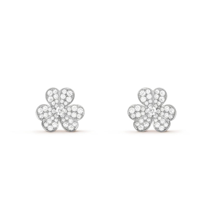 [Shinejoy]CLOVER COMOS DIAMOND EARRINGS SILVER