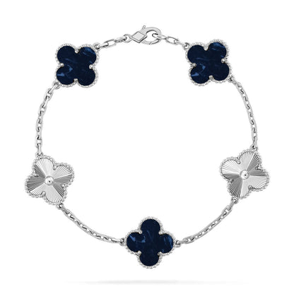 [Shinejoy]CLOVER 5 MOTIF PIETERSITE BRACELET COLLECTION