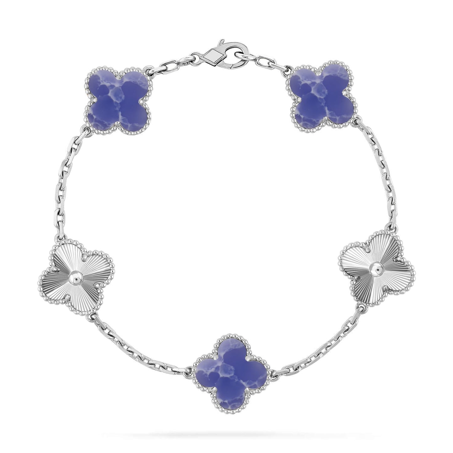 [Shinejoy]CLOVER 5 MOTIF BLUE VEINS BRACELET COLLECTION
