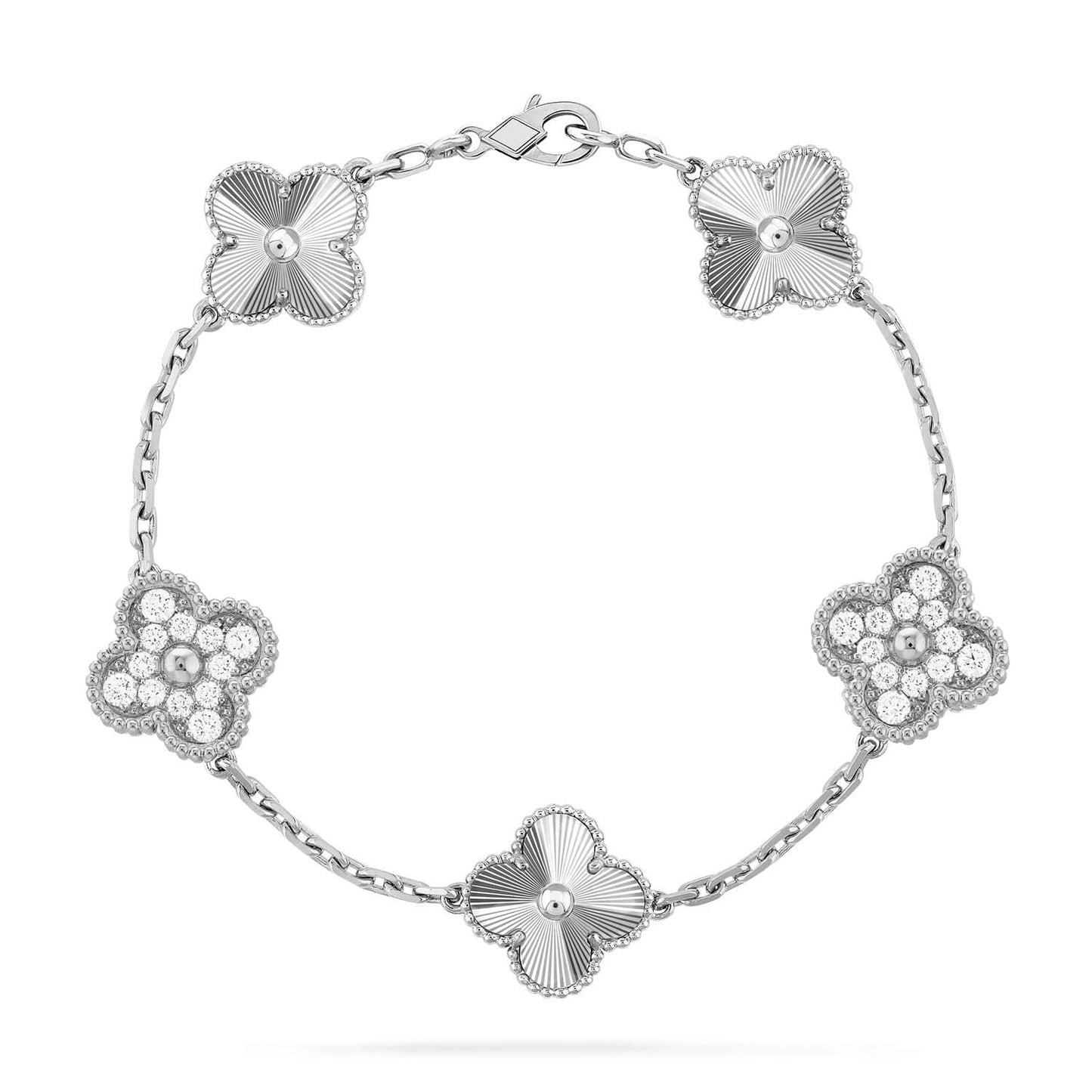 [Shinejoy] CLOVER 5 MOTIF LASER BRACELET COLLECTION