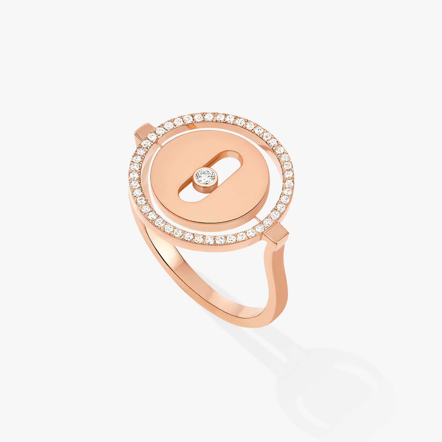 [Shinejoy]Demo MOVE PINK GOLD DIAMOND RING