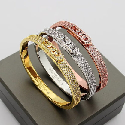 [Shinejoy]Move Noa Full Pavé Diamond Bangle Bracelet