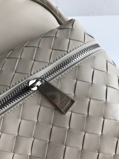 SAC À DOS SMALL INTRECCIATO 41 EN CUIR DE VEAU BEIGE