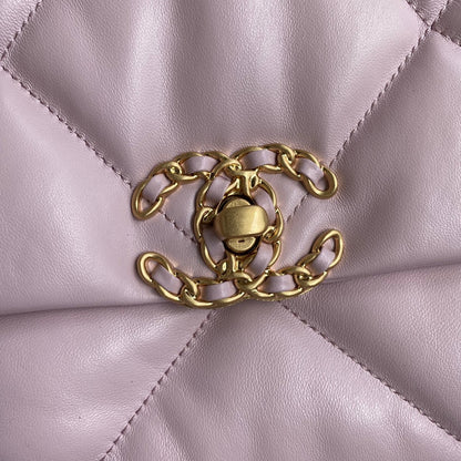 SAC CC 26 PETIT MODÈLE EN CUIR DE VEAU ROSE PÂLE