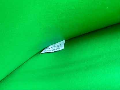 GRANDE POCHETTE CASSETTE EN CUIR DE VEAU VERT MALACHITE