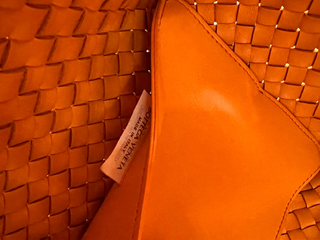 PETIT CABAS 32 EN AGNEAU ORANGE UT
