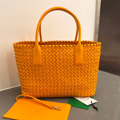 PETIT CABAS 32 EN AGNEAU ORANGE UT