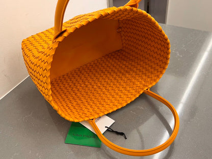 PETIT CABAS 32 EN AGNEAU ORANGE UT