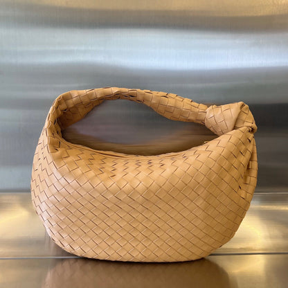 SAC SMALL JODIE 48 EN CUIR DE VEAU BRUN DORÉ