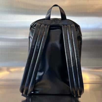 SAC À DOS TAILLE MOYENNE ARCHETYPE 46 EN CUIR D'AGNEAU NOIR