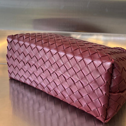 SAC ANDIAMO MOYEN 32 EN CUIR D'AGNEAU BOURGOGNE