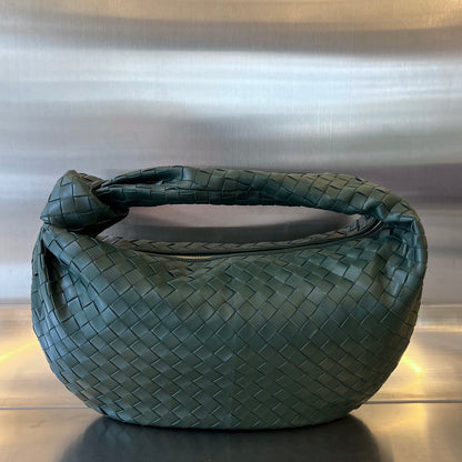 PETIT JODIE 48 CUIR DE VEAU VERT FONCÉ