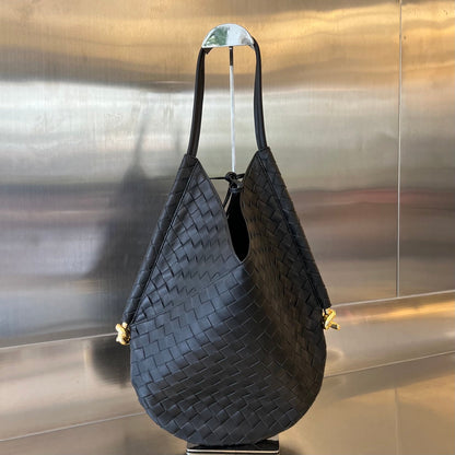 SOLSTICE MOYEN 44 CUIR D'AGNEAU NOIR