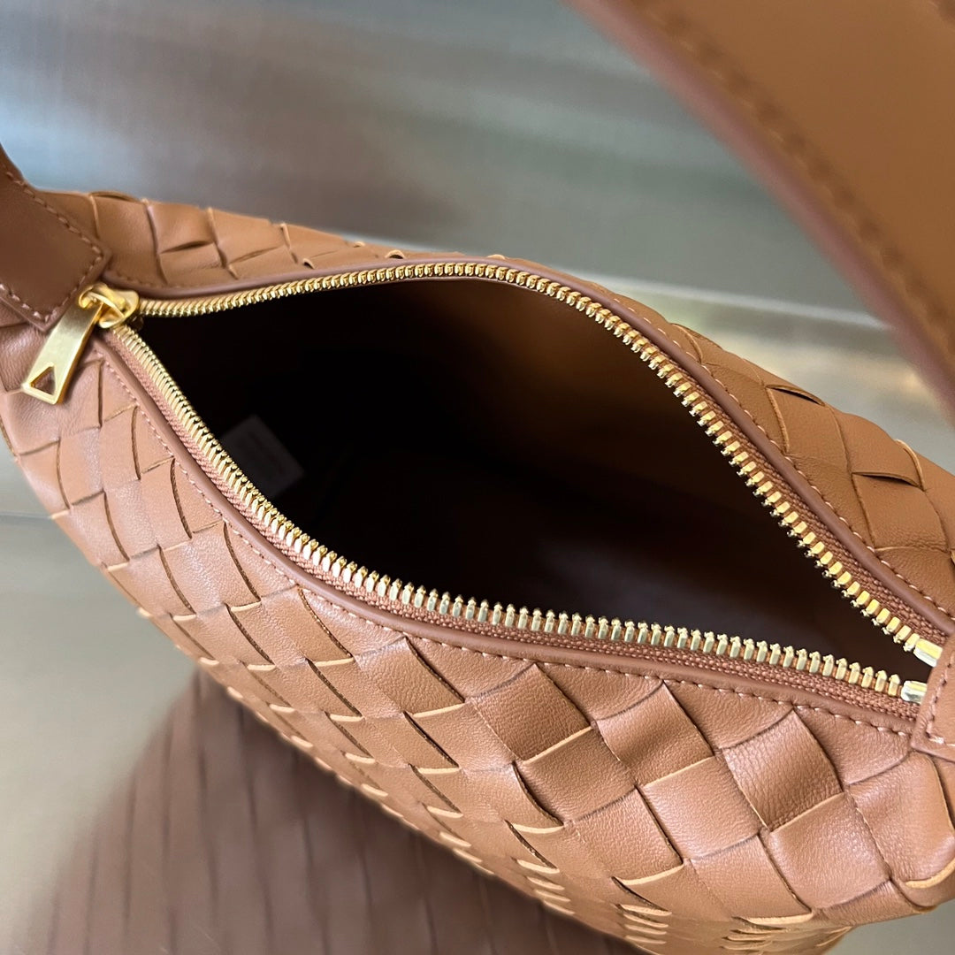 SAC WALLACE 22 EN CUIR DE VEAU MARRON ROUX