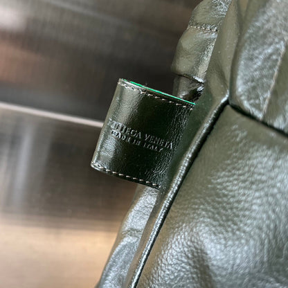 SAC À DOS EN PEAU D'AGNEAU VERT FONCÉ MOYEN ARCHETYPE 46