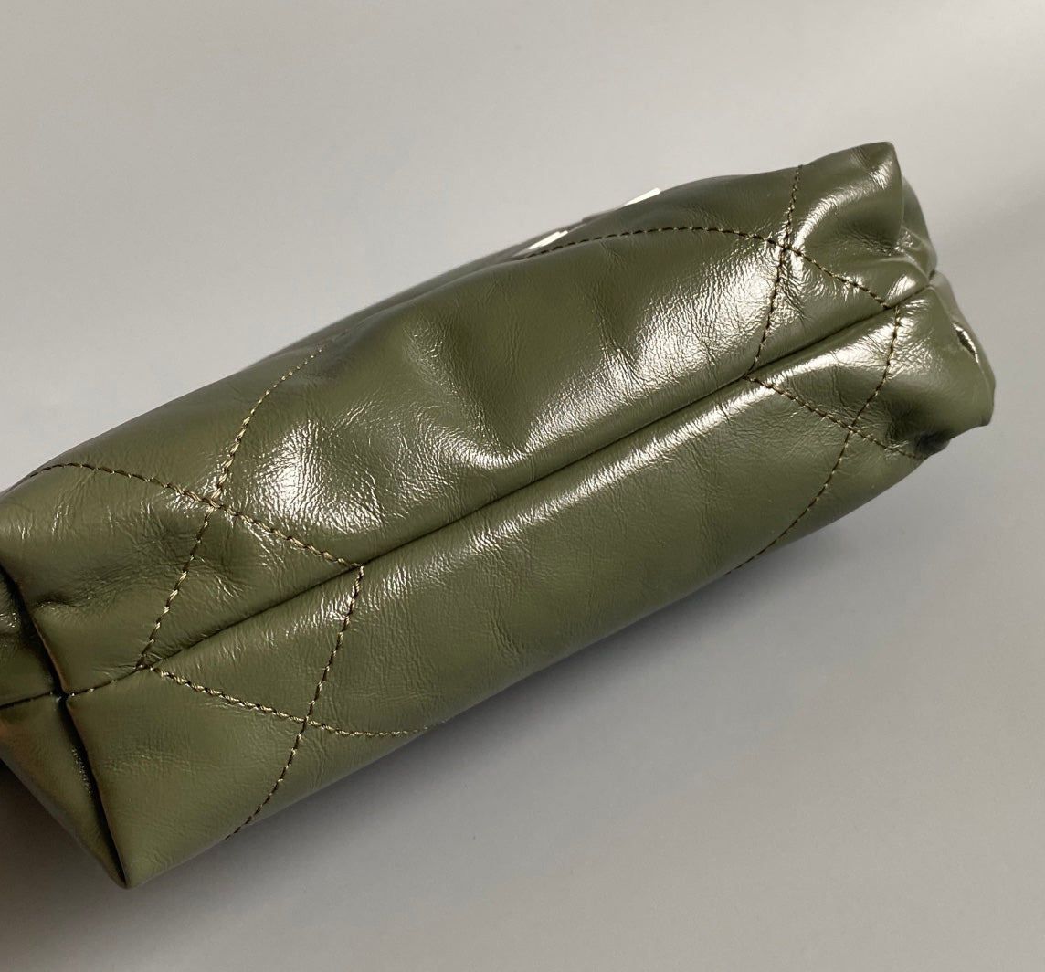 CC HOBO MINI 20CM CUIR D'AGNEAU OLIVE