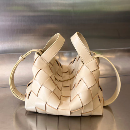PETIT SAC CASSETTE 22 EN AGNEAU BEIGE