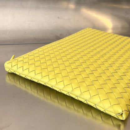 INTRECCIATO 30 EN AGNEAU JAUNE CLAIR