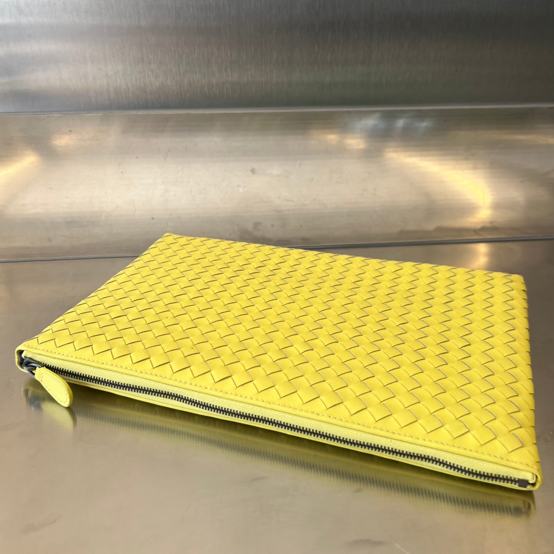 INTRECCIATO 30 EN AGNEAU JAUNE CLAIR